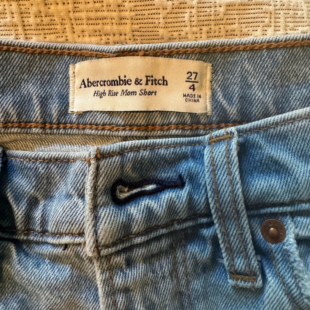 Abercrombie & Fitch Light Blue Denim Short